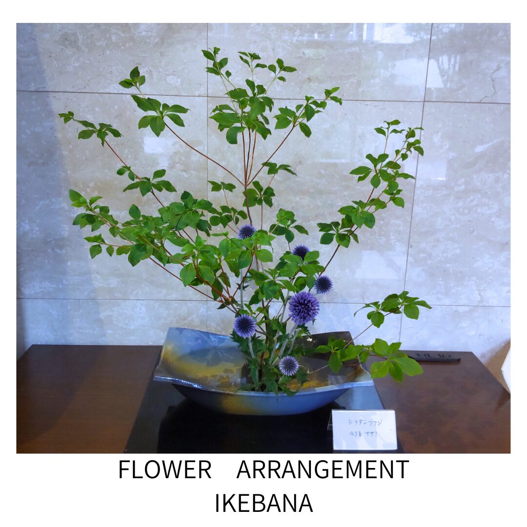 Flower arrangement ikebana