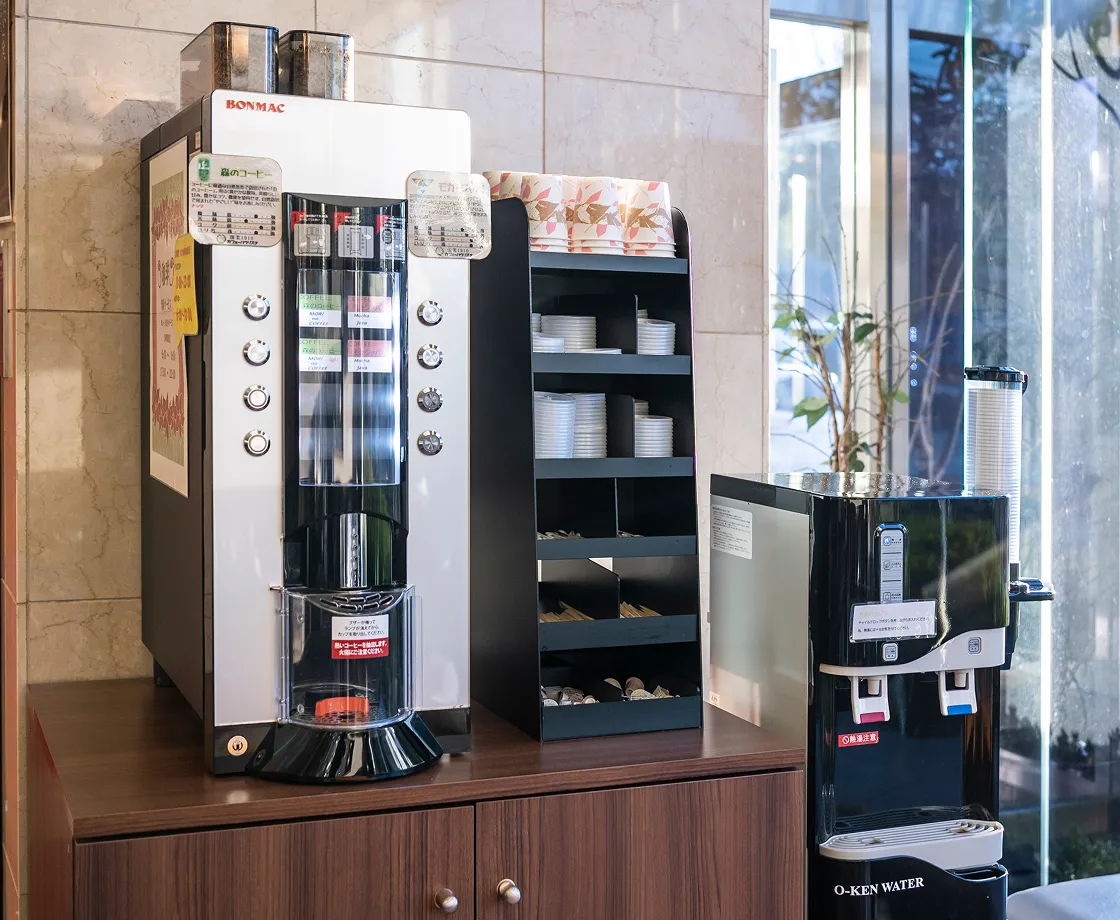 ウェルカムドリンクコーナー
