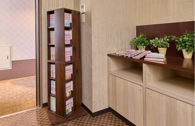 女性向けコミックの設置