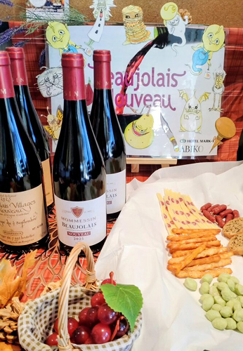 ボジョレーヌーボー解禁イベントが<br>
良かったです。<br>
まさか体験できると思っていません<br>
でした。