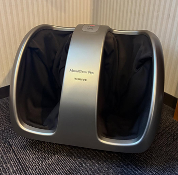 フットマッサージ器が重くて、少し<br>動かしにくいと感じました。